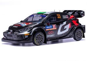 Toyota GR Yaris Rally1 Hybrid #33 2nd Place "Rally Sweden" (2024) 1/18 Diecast Model Car by IXO Models