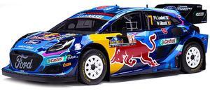 Ford Puma Rally1 #7 Pierre-Louis Loubet - Nicolas Gilsoul "Rally Sweden" (2023) 1/18 Diecast Model Car by IXO Models