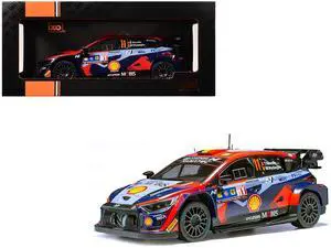 Hyundai i20 N Rally1 #11 Winner "Central European Rally" (2023) 1/18 Diecast Model Car by IXO Models