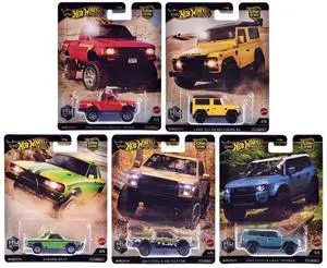 "HW Off Road" 5 piece Set "Car Culture" 2024 Series H Die Cast Model Cars by Hot Wheels