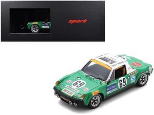 Porsche 914/6 #69 "Autohaus Max Moritz GmbH" "24 Hours of Le Mans" (1971) with Display Case 1/18 Model Car by Spark