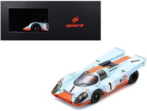 Porsche 917K #1 "J.W. Automotive Engineering" 2nd Place "24 Hours of Daytona" (1970) with Display Case 1/18 Model Car by Spark