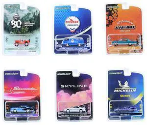 "Anniversary Collection" Set of 6 pieces Series 17 1/64 Diecast Model Car by Greenlight