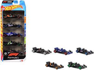 2024 Formula 1 World Championship 5 piece Set Diecast Model Cars by Hot Wheels