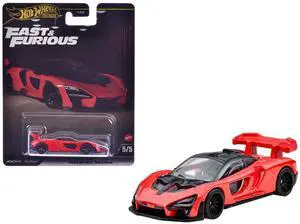 McLaren Senna Red "Fast X" (2023) Movie "Fast & Furious" Series Diecast Model Car by Hot Wheels