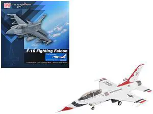 Lockheed F-16D Fighting Falcon Fighter Aircraft United States Air Force "Air Power Series" 1/72 Diecast Model Hobby Master