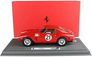 Ferrari 250 SWB #21 "Beurlys" "24 Hours of Le Mans" (1960) with DISPLAY CASE Ltd Ed 1/18 Model Car by BBR