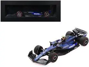 Williams FW46 #2 Logan Sargeant "Williams Racing" F1 "Bahrain GP" (2024) with Acrylic Display Case 1/18 Model Car by Spark