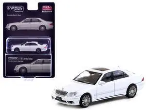 Mercedes-Benz S-Class Wald "Lamley Special Edition" Alabaster White "Global64" Series 1/64 Diecast Model Car by Tarmac Works