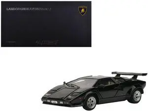 Lamborghini Countach 5000S Black 1/43 Diecast Car Model by Autoart