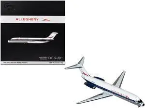 McDonnell Douglas DC-9-30 Commercial Aircraft "Allegheny Airlines" White w/Blue "Gemini 200" 1/200 Diecast Model by GeminiJets