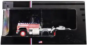 1966 Mack R Series Truck Tranctor American Flag Livery 1/43 Diecast Model by IXO Models