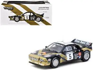 Lancia 037 Rally #5 "Rally Catalunya" (1985) "Hobby64+" Series 1/64 Diecast Model Car by Tarmac Works