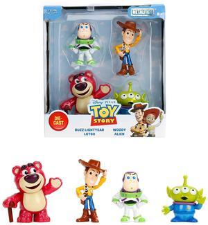 Set of 4 Diecast Figures "Toy Story" "Metalfigs" Series Diecast Models by Jada
