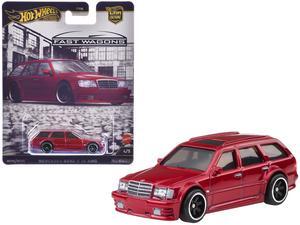 Mercedes-Benz E 36 AMG Red Metallic "Fast Wagons" Series Diecast Model Car by Hot Wheels
