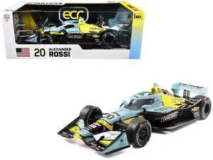 Dallara IndyCar #20 "Java House" Ed Carpenter Racing "NTT IndyCar Series" (2025) 1/18 Diecast Model Car by IXO Models