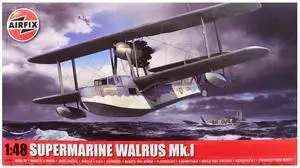 Level 3 Model Kit Supermarine Walrus Mk.I Aircraft with 3 Scheme Options 1/48 Plastic Model Kit by Airfix