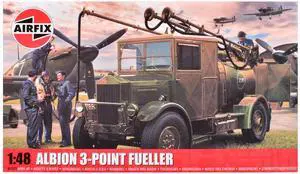 Level 2 Model Kit of Albion 3-Point Fueller Truck 1/48 Plastic Model kit by Airfix