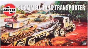 Level 2 Model Kit of Scammel Tank Transporter 1/76 Plastic Model kit by Airfix