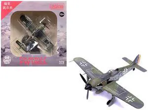Focke-Wulf Fw 190A Aircraft "Black 13, 8./JG 2 Richthofen, France" (1943) German Luftwaffe 1/72 Diecast Model by Legion