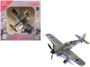Focke-Wulf Fw 190A Aircraft "108-Victory Ace Hauptmann Hans 'Assi' Hahn" (1942) German Luftwaffe 1/72 Diecast Model by Legion