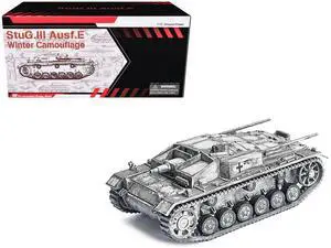 Germany StuG. III Ausf.E Tank Winter Camouflage "StuG.Abt. 202, Russia" (1942) 1/72 Plastic Model by Dragon Models
