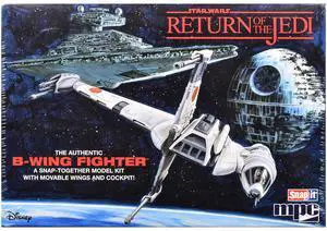 B-Wing Fighter "Star Wars: Return of the Jedi" (1983) Movie (Skill 2 Snap It) 1/144 Plastic Model Kit by MPC