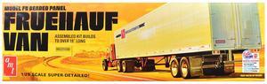 Skill 3 Model Kit Fruehauf FB Beaded Panel Van Trailer 1/25 Scale Model by AMT