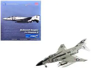 McDonnell Douglas F-4J Phantom II Fighter-Bomber Aircraft "VF-96 Fighting Falcons" US Navy 1/72 Diecast Model by Hobby Master.