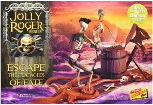 Skill 2 Jolly Roger Series "Escape the Tentacles of Fate" Diorama Set 1/12 Plastic Model Kit by Lindberg