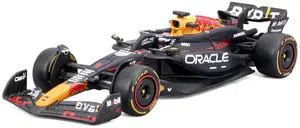 Red Bull Racing RB20 #1 Max Verstappen "Oracle" F1 World Championship (2024) w/Figure & Case 1/43 Diecast Model Car by Bburago