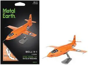 Model Kit Bell X-1 Aircraft "United States Air Force" (Moderate Difficulty) Steel Model by Metal Earth