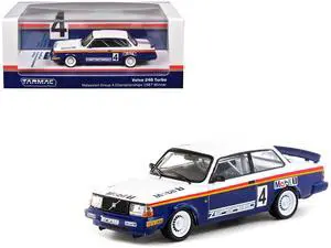 Volvo 240 Turbo #4 Winner "Malaysian Group A Championships" (1987) "Hobby64" Series 1/64 Diecast Model Car by Tarmac Works