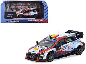 Hyundai i20 N Rally1 Hybrid #11 Winner "Rallye Monte-Carlo" (2024) "Hobby64" Series 1/64 Diecast Model Car by Tarmac Works