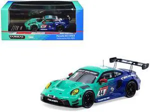 Porsche 911 GT3 R #44 "Falken Motorsports" "24 Hours of Nurburgring" (2023) "Hobby64" 1/64 Diecast Model Car by Tarmac Works
