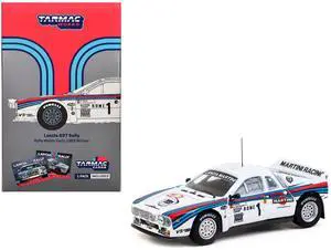 Lancia 037 Rally #1 "Martini Racing" Winner "Rallye Monte-Carlo" (1983) 1/64 Diecast Model Car by Tarmac Works