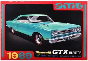 Skill 2 Model Kit 1969 Plymouth GTX Hardtop 1/25 Scale Model by AMT