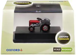 Ferguson Tractor Red and Gray 1/148 (N) Scale Diecast Model car by Oxford Diecast