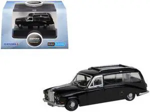 Daimler DS420 Hearse Black 1/148 (N) Scale Diecast Model car by Oxford Diecast