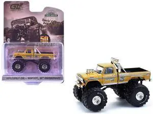 1979 Ford F-250 Monster Truck "Bigfoot #1" Gold Metallic "Hobby Exclusive" Series 1/64 Diecast Model Car by Greenlight