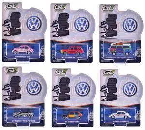 "Club Vee-Dub" Series 21 Set of 6 pieces 1/64 Diecast Model Cars by Greenlight