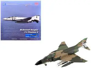 McDonnell Douglas F-4D Phantom II Fighter-Bomber Aircraft US Air Force "Air Power Series" 1/72 Diecast Model by Hobby Master