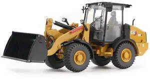 CAT Caterpillar 906 Compact Wheel Loader Yellow with Operator "High Line Series" 1/50 Diecast Model by Diecast Masters