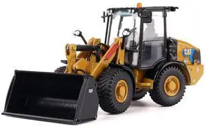 CAT Caterpillar 906 Electric Compact Wheel Loader Yellow with Operator "High Line Series" 1/50 Diecast Model by Diecast Masters