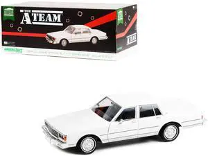 1980 Chevrolet Caprice Classic White The A-Team (1983-1987) TV Series "Artisan Collection" 1/18 Diecast Model Car by Greenlight