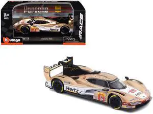 Porsche 963 #12 "Hertz Team Jota" Winner "FIA World Endurance Championship" (2024) w/Case 1/43 Diecast Model Car by Bburago