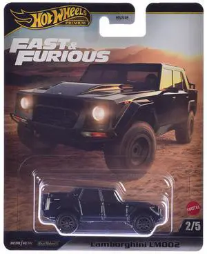 Lamborghini LM002 Black "Fast & Furious" (2009) Movie "Fast & Furious" Series Diecast Model Car by Hot Wheels