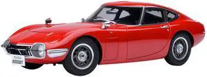 1967 Toyota 2000GT RHD (Right Hand Drive) Red 1/18 Model Car by Autoart