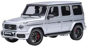 2019 Mercedes-Benz AMG G63 Iridium Silver Metallic 1/18 Model Car by Autoart