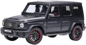 2019 Mercedes-Benz AMG G63 Matt Black 1/18 Model Car by Autoart